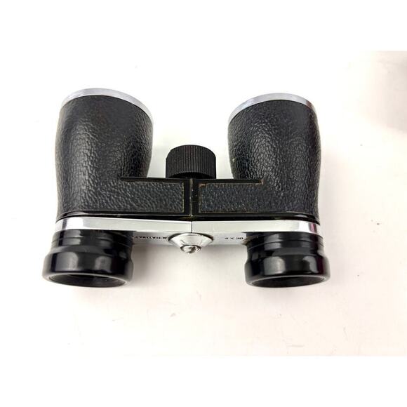 VTG Bushnell Sportview 4x30 Binoculars Compact Pocket Size Japan w/ Leather Case - Picture 13 of 16